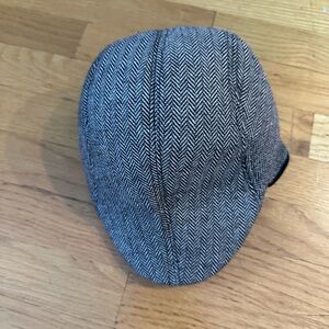 Gray Herringbone Cap
